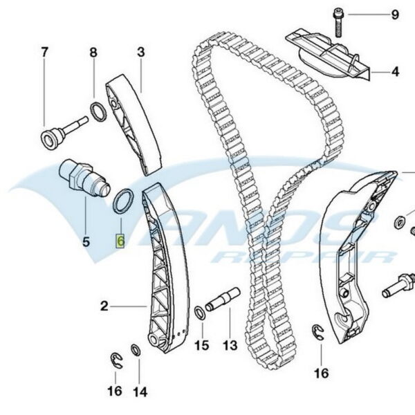 S54B32 - Verbeterde bovenste kettinggeleider van Beisan Systems - Image 2