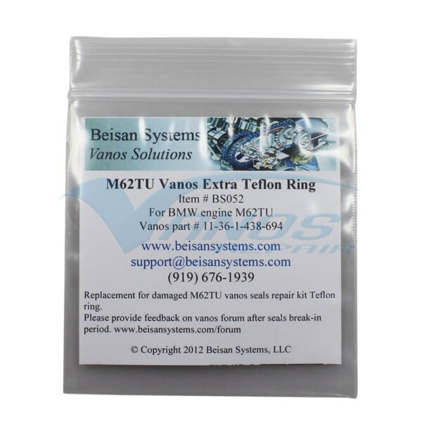 M62B35 - M62B44 - M62B46 - M62B48 - Beisan Systems M62TU VANOS extra Teflon ring - immagine 2